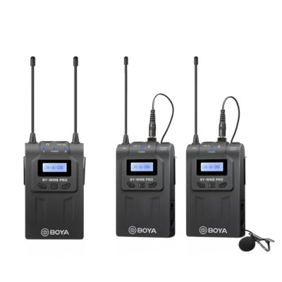 UHF Dual-Channel Wireless Microphone System BY-WM8 Pro-K2