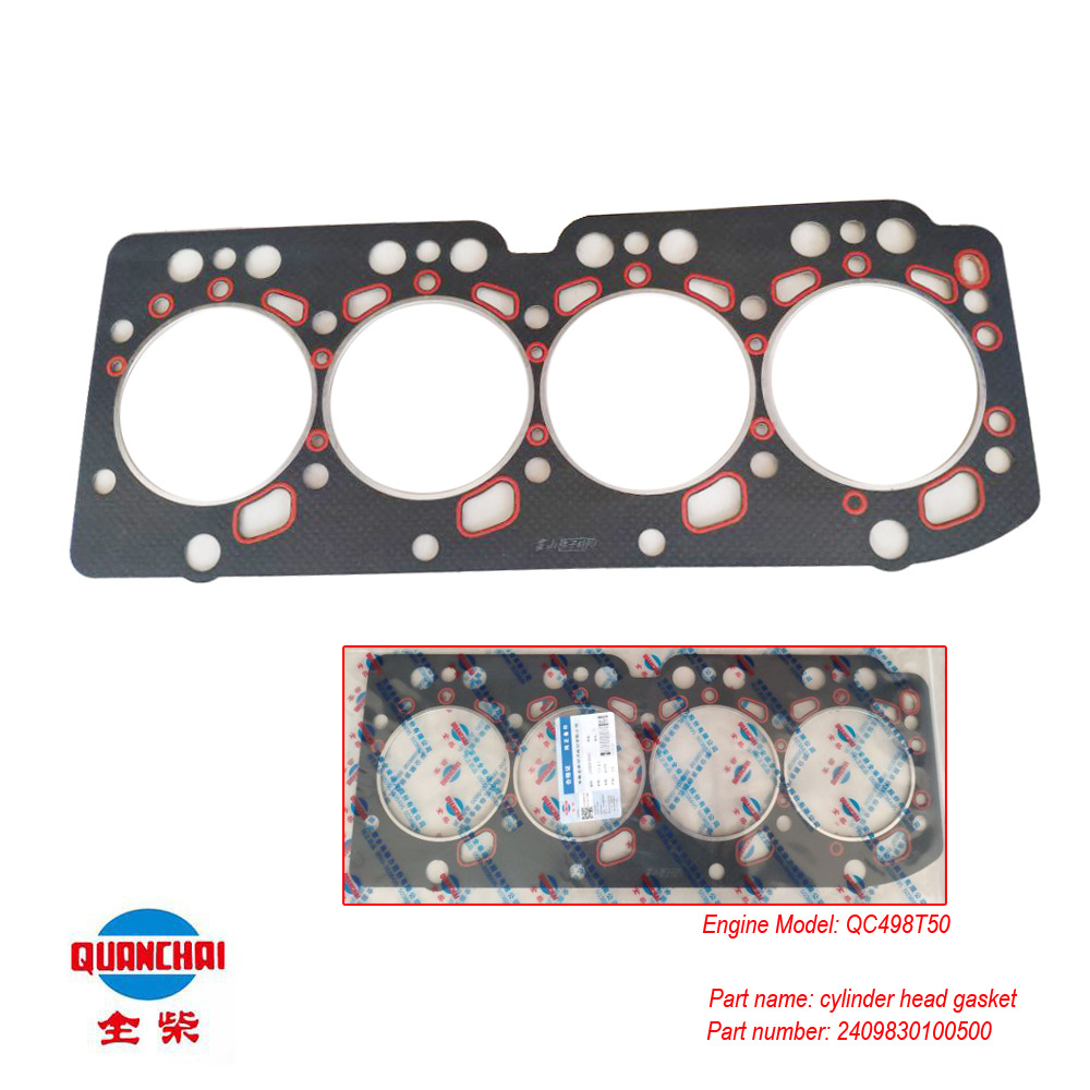 2409830100500+2409509300000 cylinder head gasket / set of quanchai engine gaskets kit including cylinder head gaske