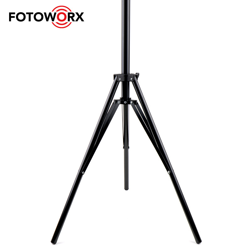 FOTOWORX 280cm Aluminum Alloy Light Stand Heavy Duty Tripod for Studio Light Strobe Light Reflectors Umbrellas Softbox