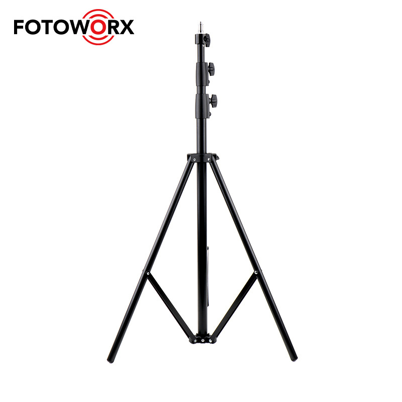 FOTOWORX 280cm Aluminum Alloy Light Stand Heavy Duty Tripod for Studio Light Strobe Light Reflectors Umbrellas Softbox