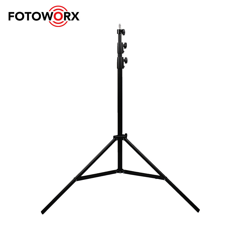 FOTOWORX 280cm Aluminum Alloy Light Stand Heavy Duty Tripod for Studio Light Strobe Light Reflectors Umbrellas Softbox