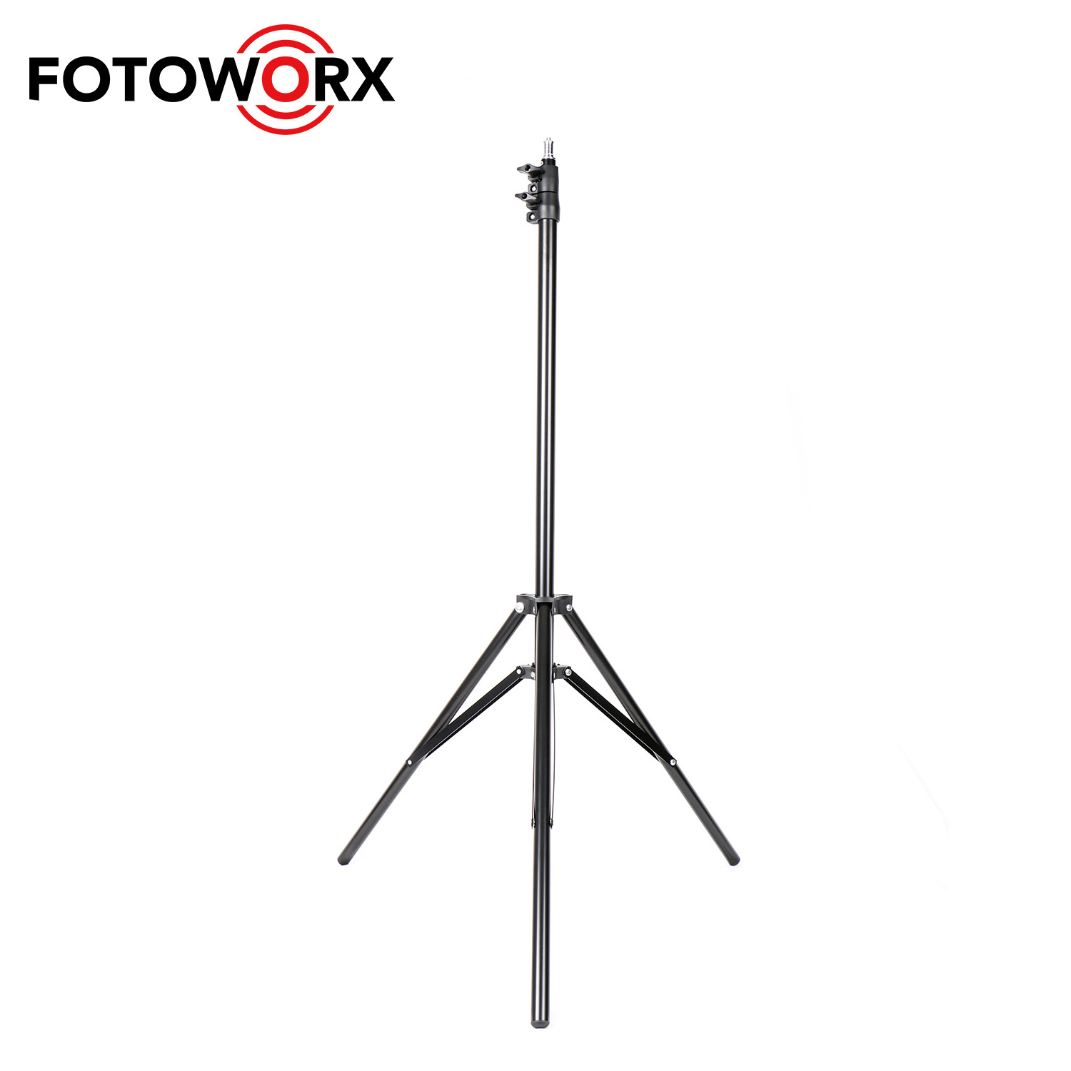 FOTOWORX 200cm Light Stand Heavy Duty Tripod for Studio Light Strobe Light Reflectors Umbrellas Softbox Lamp Photography