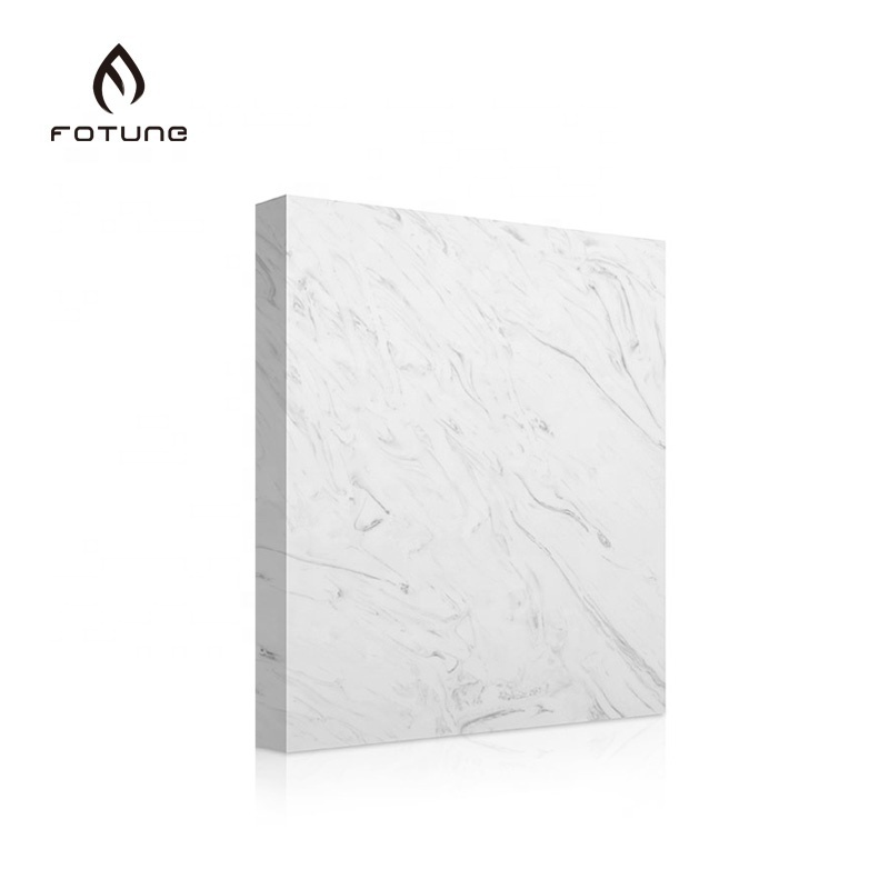 Resin Acrylic Shelf Slabs Stone Wall Panel White Corians Texture Solid Surface Sheet