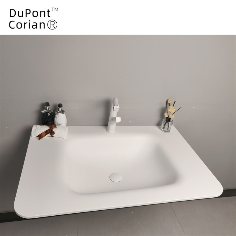 Wholesale Price Dupont Corian Acrylic Solid Surface Luxury Large Acrylic Bathroom Sink