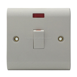 Slim plate bakelite 20A Double Pole switch with light 1gang switch electrical switch socket