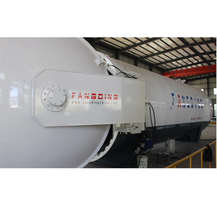 High temperature high pressure vessel laminated glass autoclave