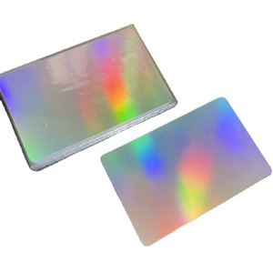 2022 NEW Style Cool Rainbow 13.56MHZ Passive hologram Nfc Card For Wholesale