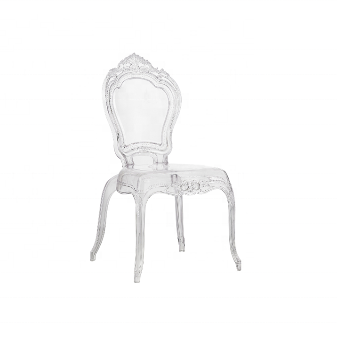 Cheap Clear Throne Acrylic Plastic Wedding Hotel Chair