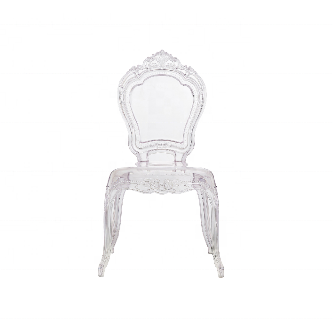 Cheap Clear Throne Acrylic Plastic Wedding Hotel Chair