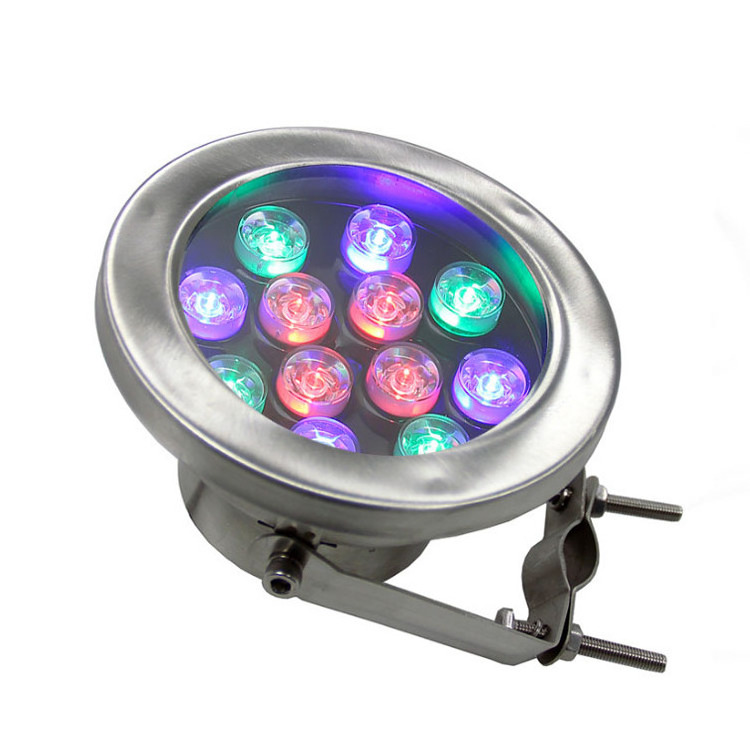 High power submersible 9W 12V 24V RGB  led underwater color changing oem pool spot lamp boat underwater light for fountains