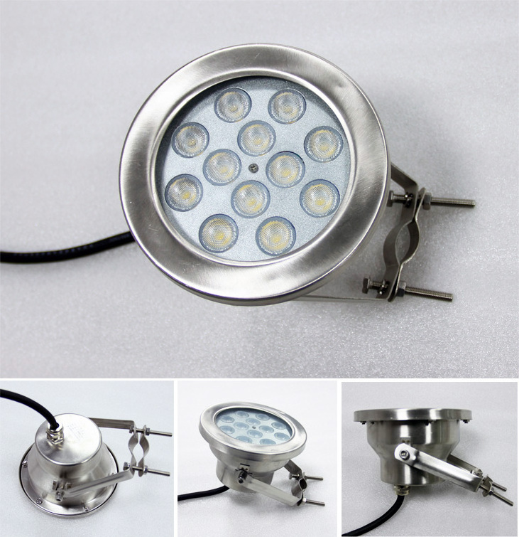 High power submersible 9W 12V 24V RGB  led underwater color changing oem pool spot lamp boat underwater light for fountains