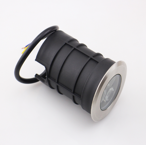 outdoor ip68 waterproof adjustable landscape dc24v 3w single rgb color led inground stairs deck underground lights