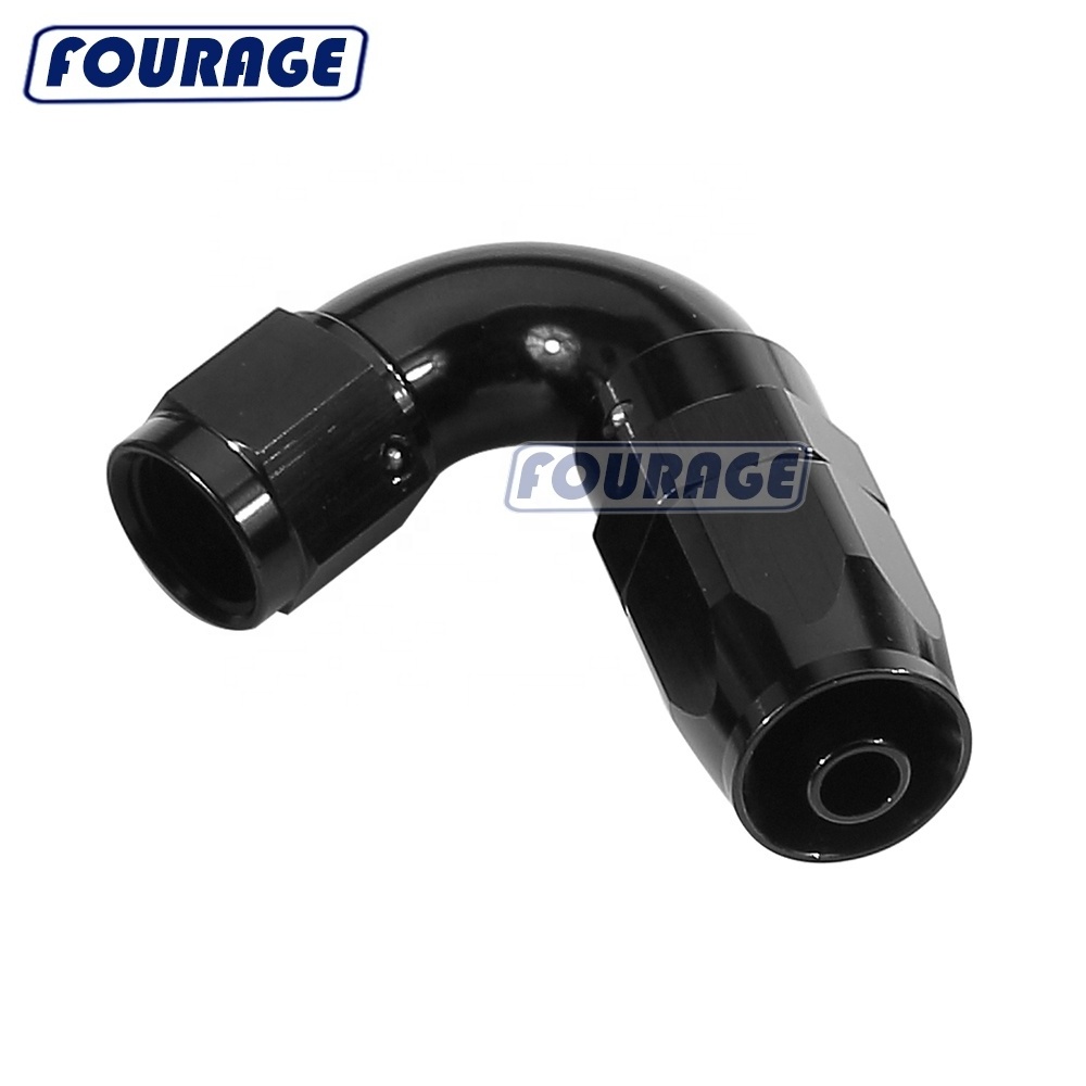 Auto Parts 120 Degree Aluminum Female AN One Piece Full Flow Hose End Fitting Adapter