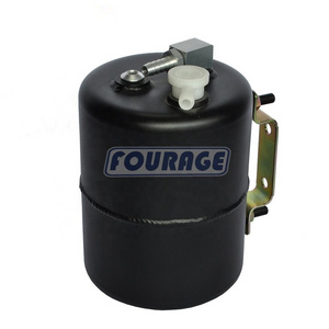 2L Aluminum Vacuum System Reservoir Fuel Tank for Chevy Ford GM