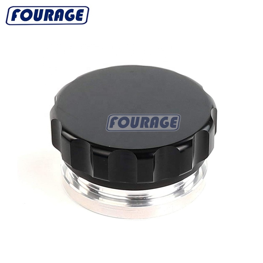 Fourage Natural Aluminum Alloy Filler Neck AN24 Weld On Bung Fuel Tank Screw Cap