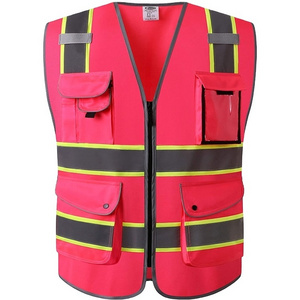 Factory Outlet Reflection White Safety Reflector Jackets Reflective Vest