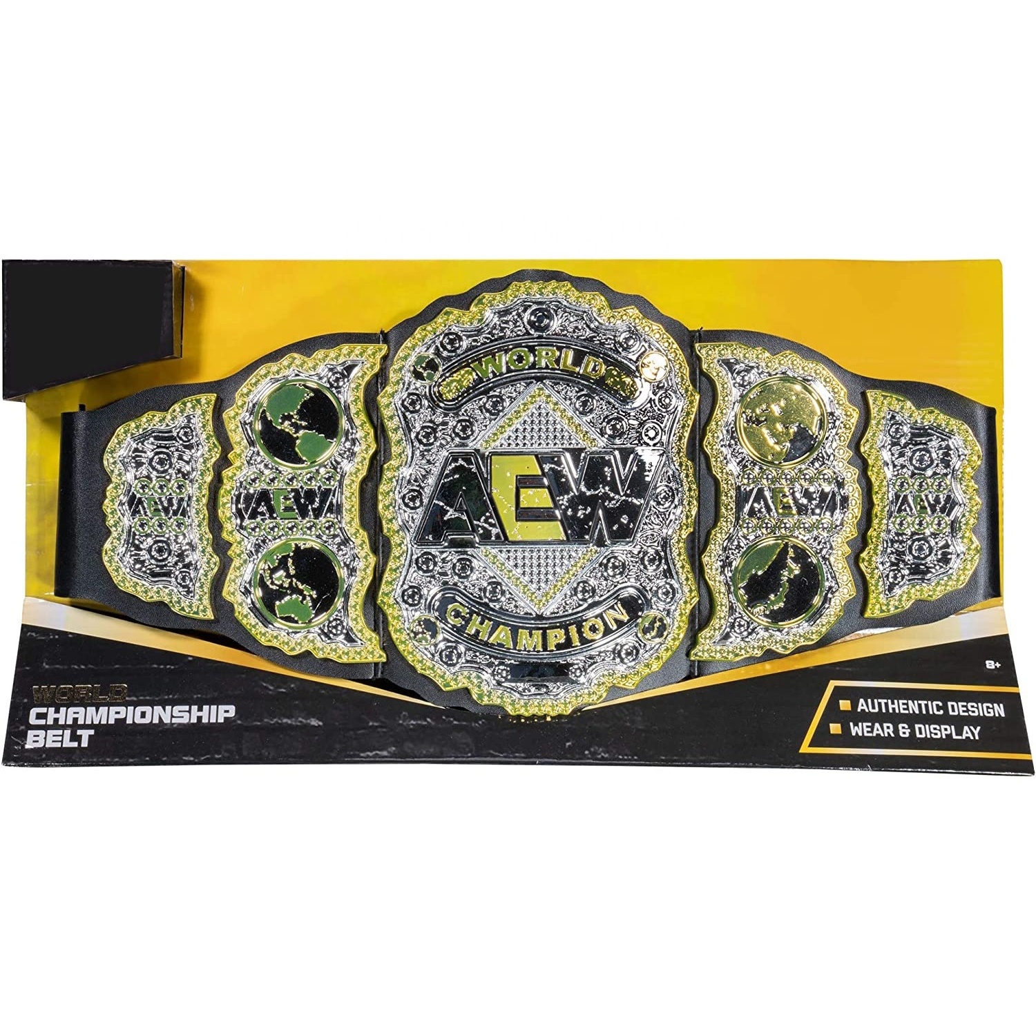 Authentic Design AEW Rol Play Championship Belts with Customized Leather alloy Unisex Gait Belt Championship Title Belts