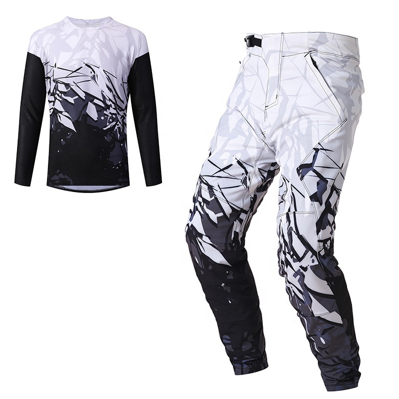 Sublimated design 2020 motocross gear mx jersey and pants off road  motocross racing dirt bike suit racing suit