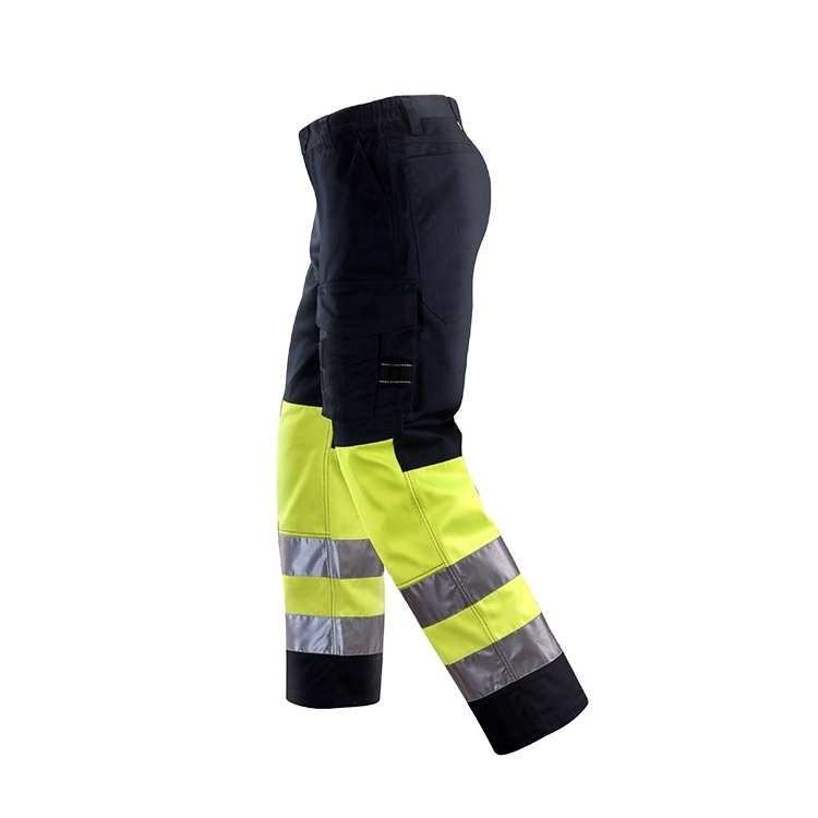 Clothing Hi vis resistant safety working pants Reflective work wear trouser Workwear Trousers worker construction site roadway