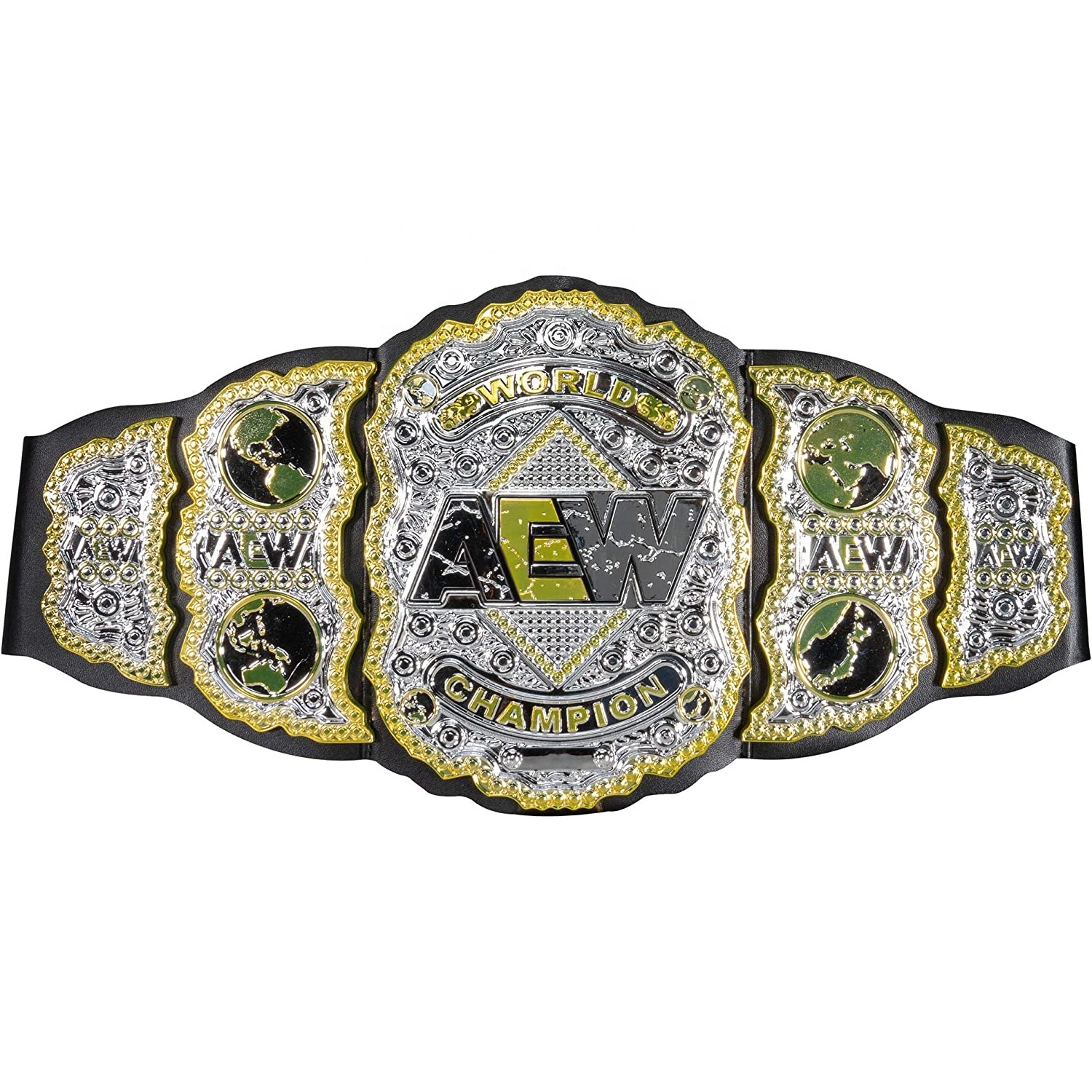 Authentic Design AEW Rol Play Championship Belts with Customized Leather alloy Unisex Gait Belt Championship Title Belts