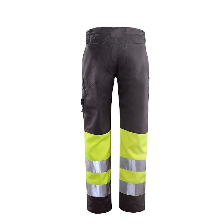 Clothing Hi vis resistant safety working pants Reflective work wear trouser Workwear Trousers worker construction site roadway