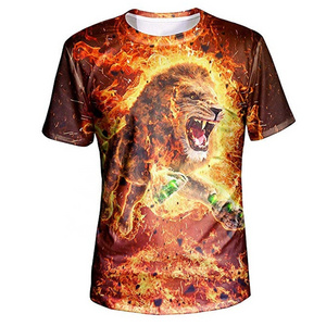 3D tshits  Custom Printed Leopard grain Tie Dye T shirts For Men Wholesale Oversized US Sublimation Bleached T shirts blank