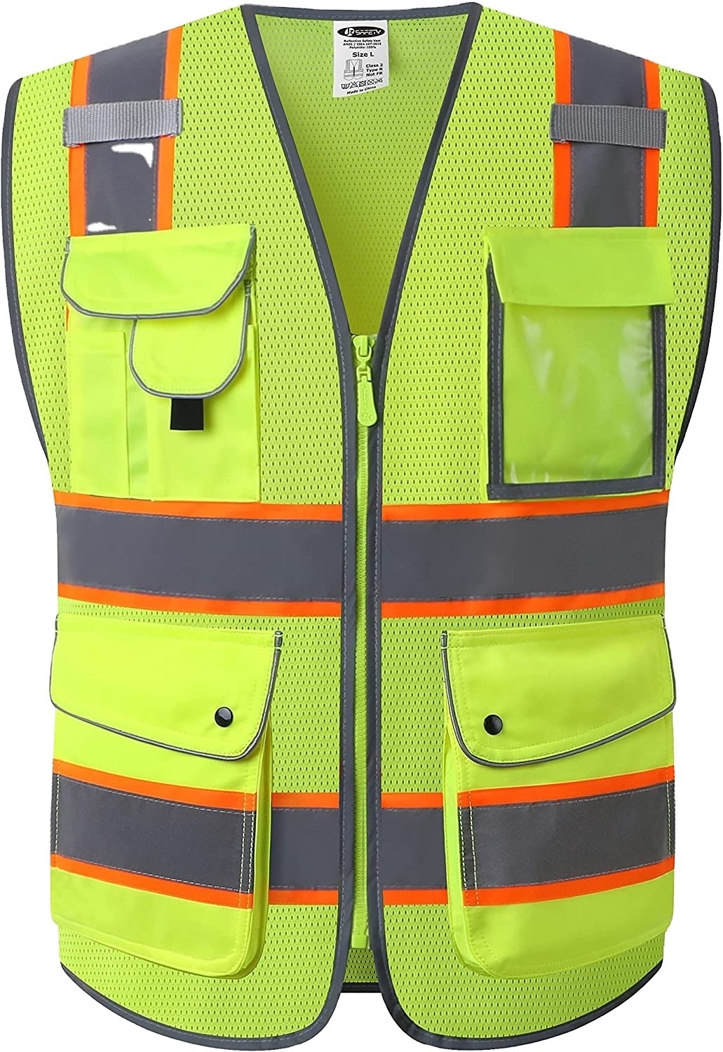 Factory Outlet Reflection White Safety Reflector Jackets Reflective Vest