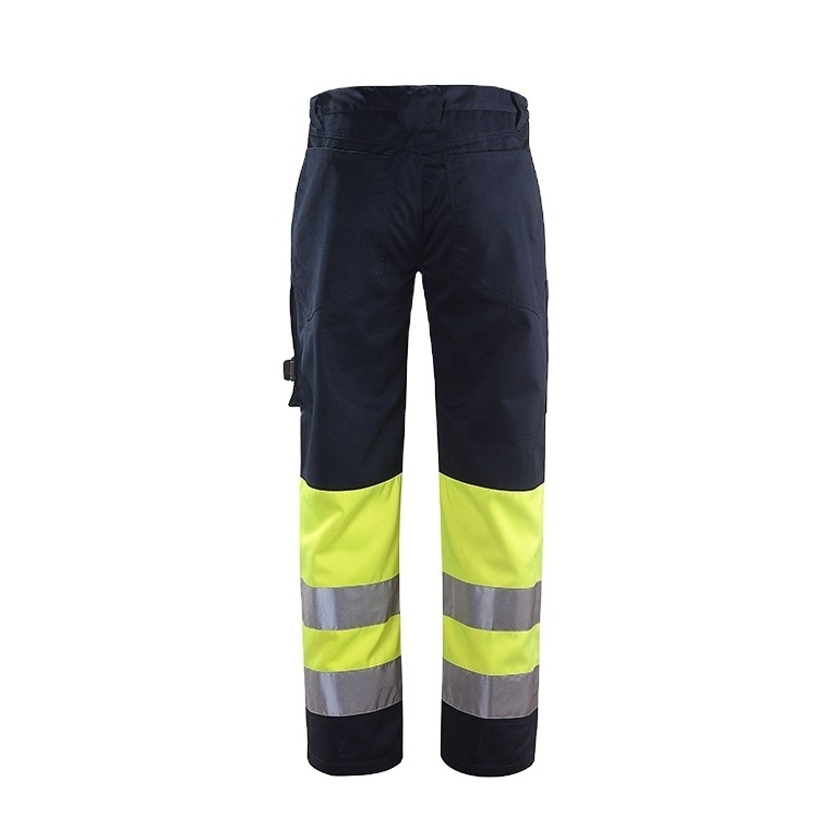 Clothing Hi vis resistant safety working pants Reflective work wear trouser Workwear Trousers worker construction site roadway