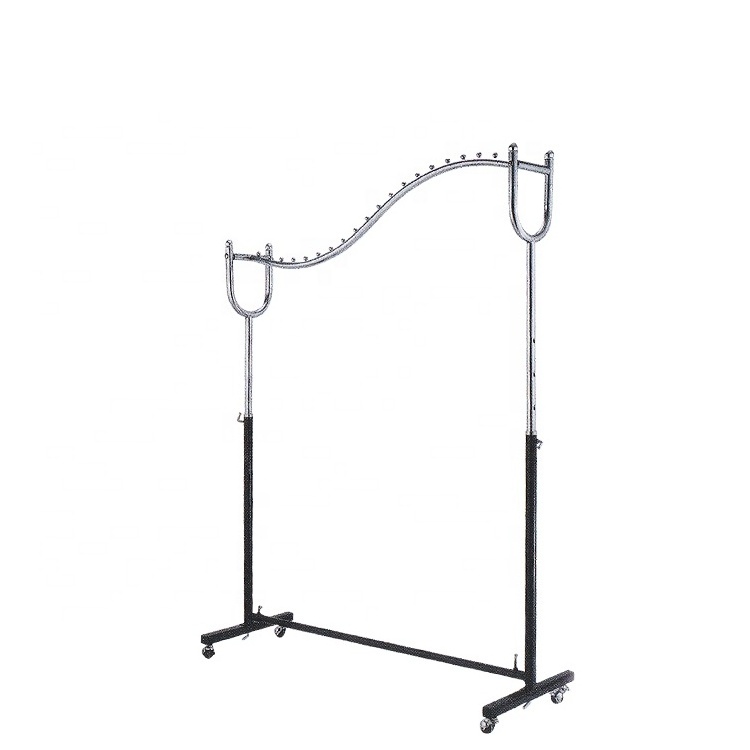 Metal iron chromium plated garment shoes ties pants trousers display shelf stand rack supporters fasteners column holders