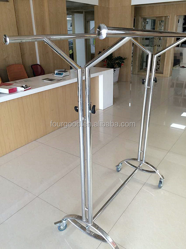 Fashion retail shop fittings metal clothing display rack