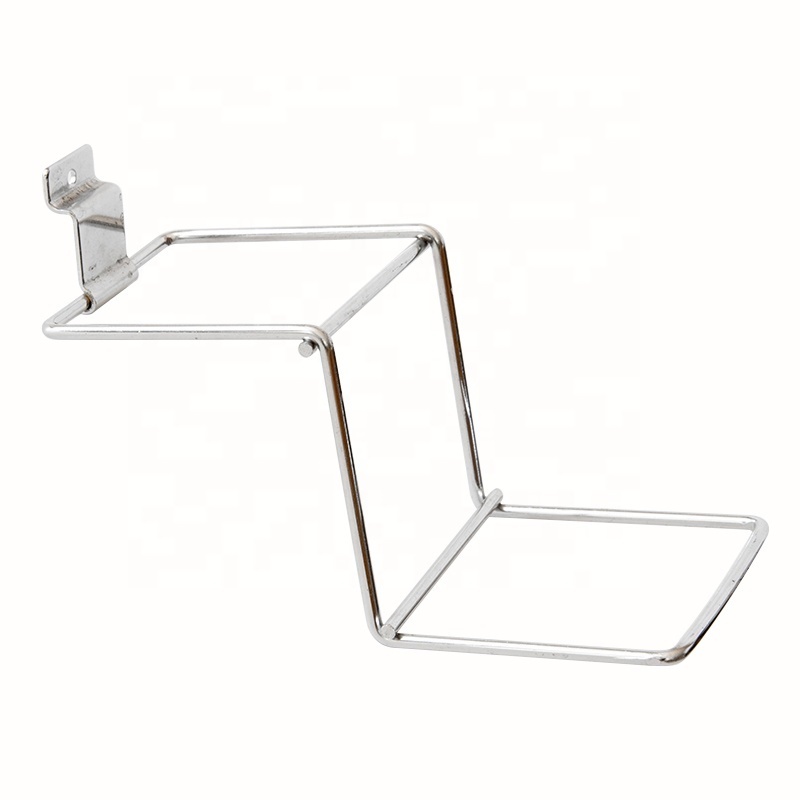 Light duty shoe display rack stand shelf supermarket store shop metal wire shoe display rack