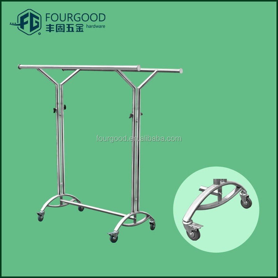 Fashion retail shop fittings metal clothing display rack