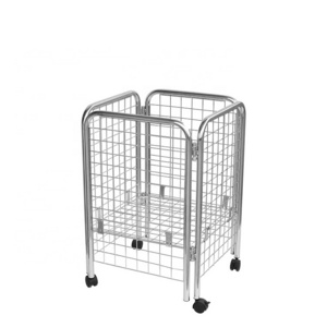 Iron Chrome Plated Wire Mesh Basket for Supermarket Basketball Display (DG0875)