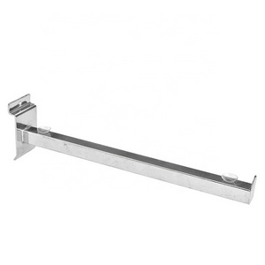 Slot channel mounting  black glass display shelf brackets support