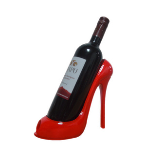 Nice Quality Creative Wedding Cute Decoration Gift Wine Cabinet High Heels Shoe Wine Bottle Holder