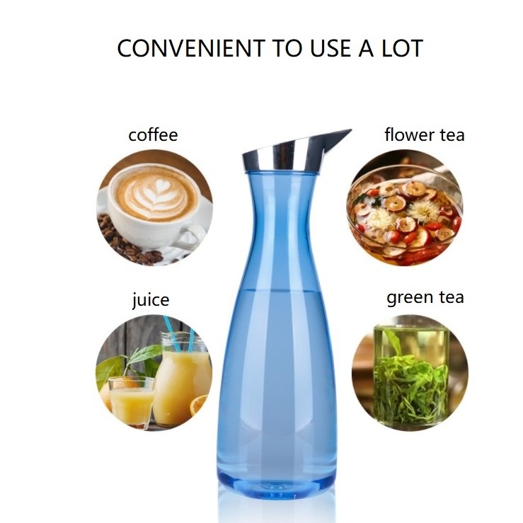 Wholesale Plastic Juice Water Pitcher, Decanter, Large Beverage Water Carafes, Pots & Kettles