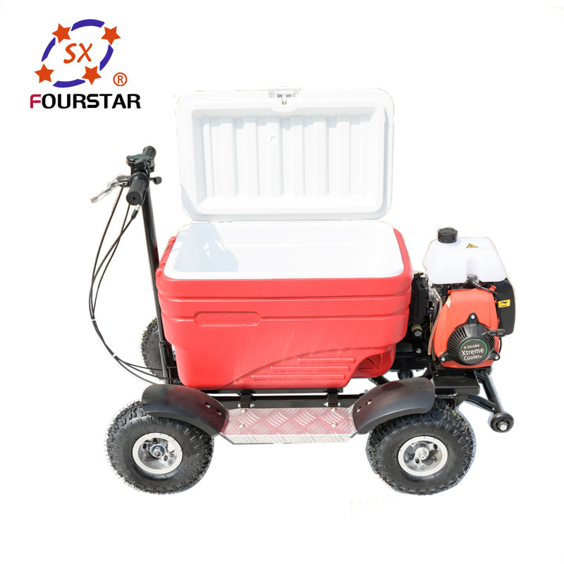 Fourstar Rideable Gas Powered Cooler Scooter Gasoline