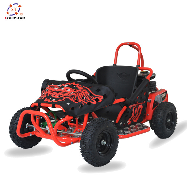 Children Cheap Gas Go Kart Mini Buggy Popular Go-Cart 80CC 4 Stroke Kart