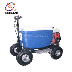 Fourstar cheap 80cc 4 stroke gas powered  motorized cooler scooter