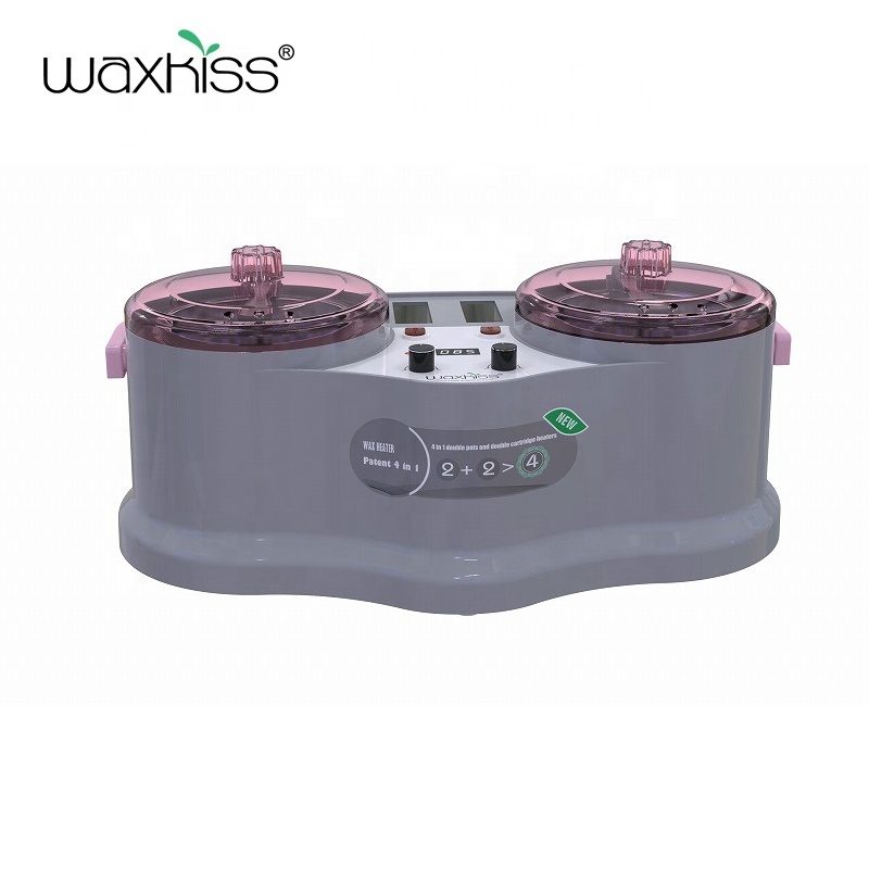 2021 New Arrival Two 100cc Cartridge Wax Warmer Professional double 500cc Melting Pot Wax Heater