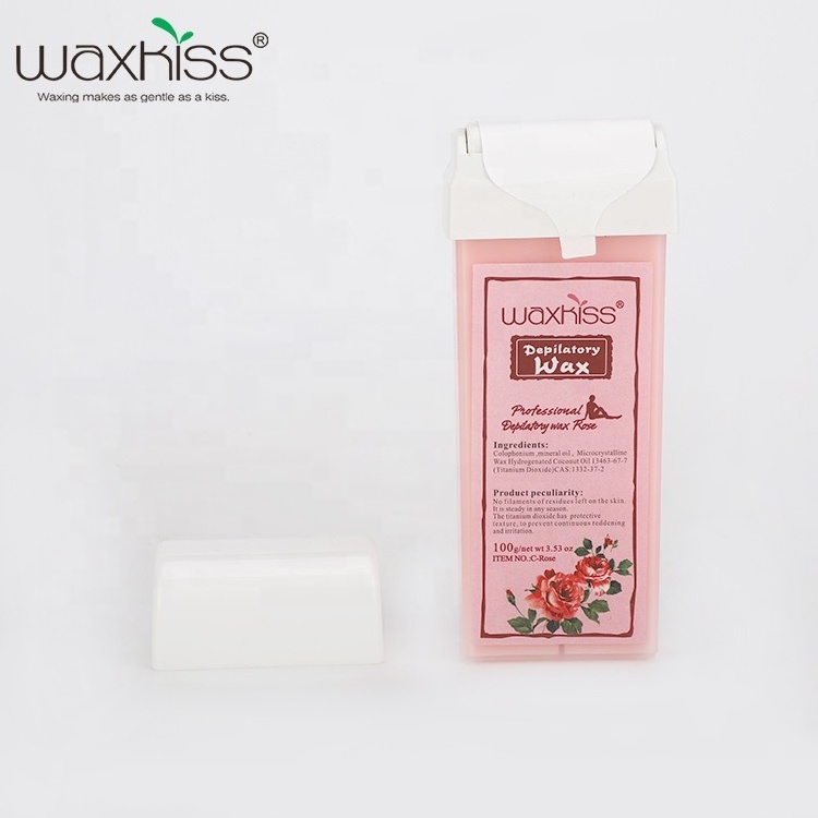 OEM/ODM Premium Formula Depilatory painless wax roller cartridge for hair removal 100ml rollon wax cartridge