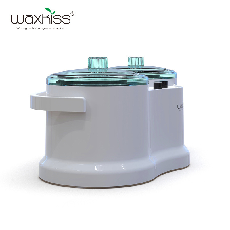 WAXKISS Hot Sale !!! Digital Double 800g Tin Wax Heater And Double100ml Cartridge Roll Double Wax Warmer