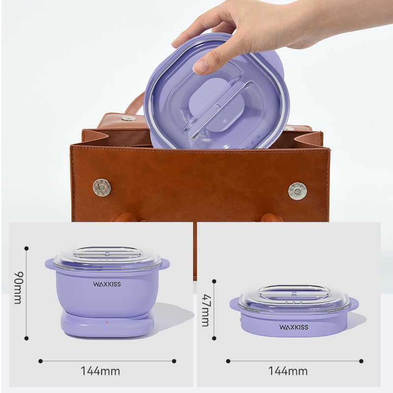 Wholesale 500ml Foldable Silicone Wax Pot Heater Best Selling Mini Silicone Wax Warmer Machine Hair Removal