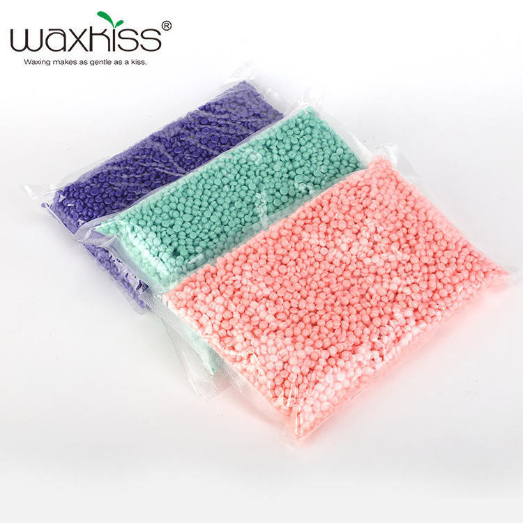 2023 Waxkiss Golden Soy Wax Beans Wholesale Hard Hair Removal Violet Wax Beans For Depilation At Home