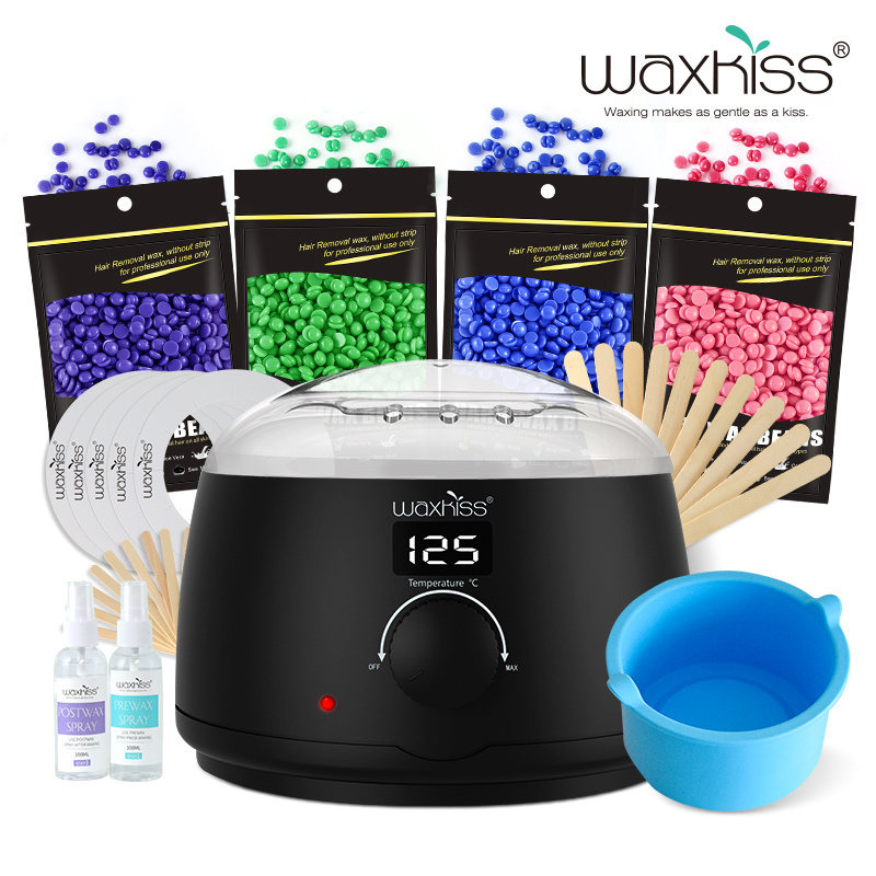 Best Selling Wax Warmer Electric Paraffin Wax Heater Pot Hair Removal Waxing Kit With LCD Display