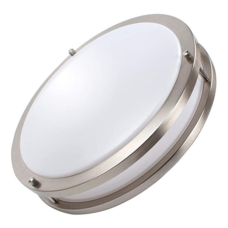 Dimmable LED Ceiling Light Fixture 24W Flush Mount Ceiling Lights for Bedroom, Bathroom 3000K Super Bright 2200LM