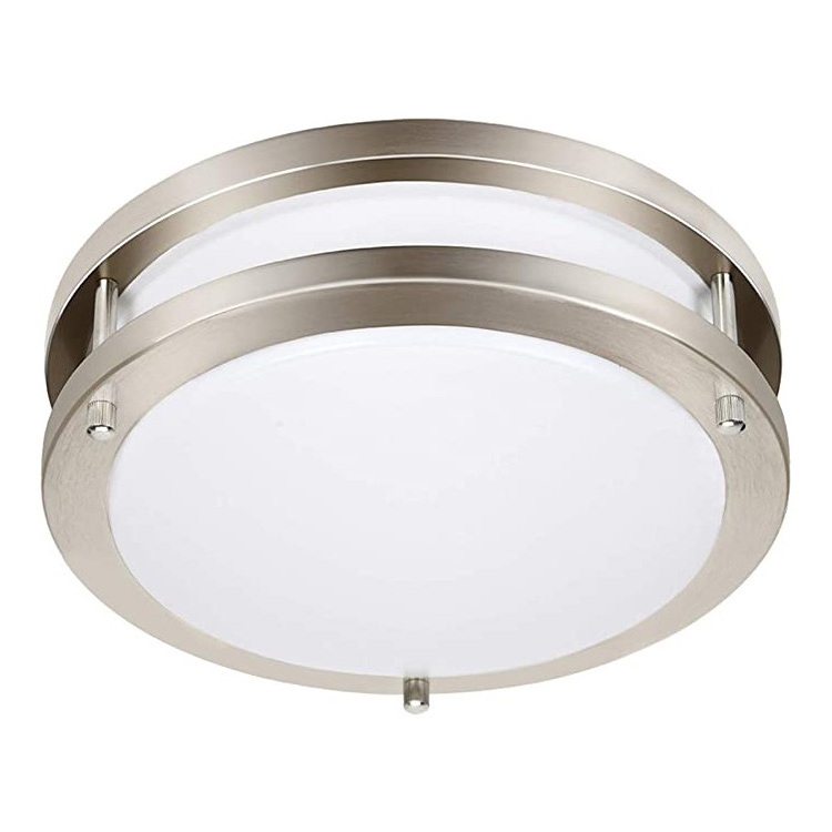 Dimmable LED Ceiling Light Fixture 24W Flush Mount Ceiling Lights for Bedroom, Bathroom 3000K Super Bright 2200LM