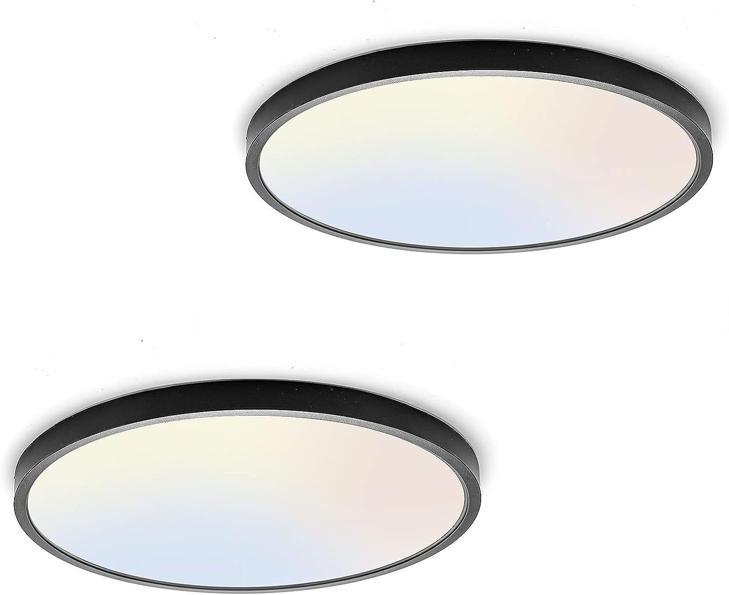 Recessed LED Ceiling Light Dimmable For Kitchen Staircase Porch Basement 2 Piece Set