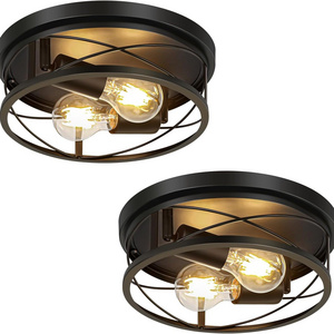 Farmhouse Ceiling Light 2 Piece Recessed Hallway Ceiling Lighting Suitable for Bedroom Hallway Kitchen