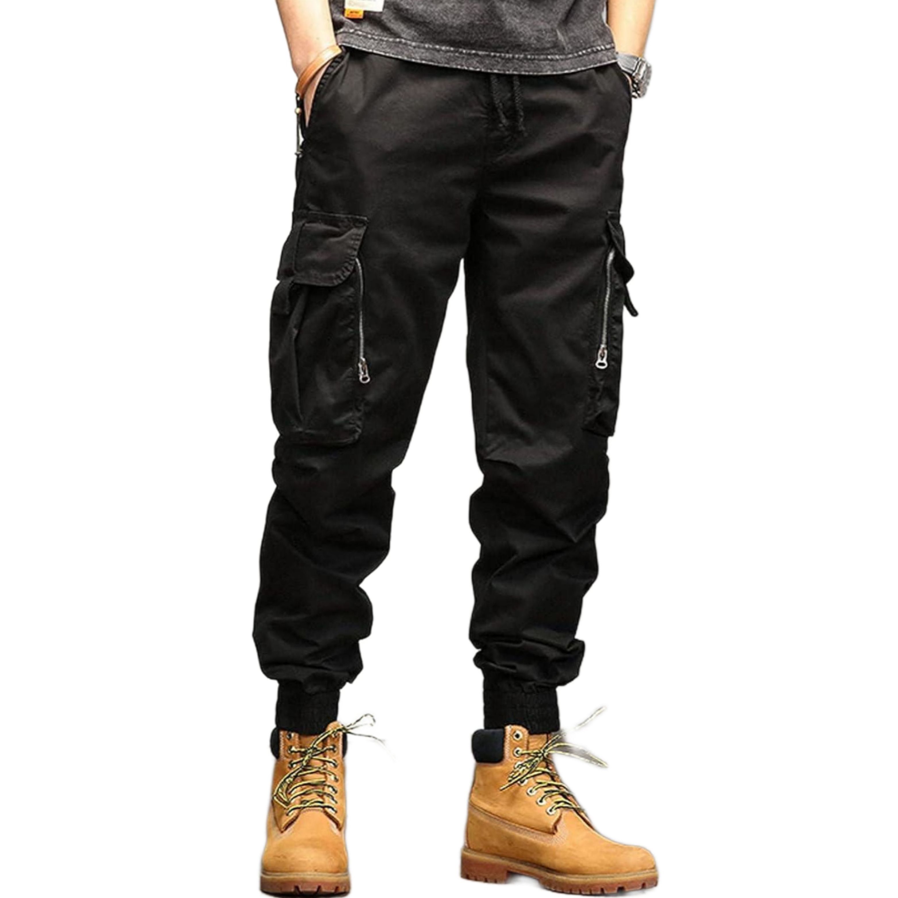 Fall Winter Clothes Custom Logo Cargo Pants & Joggers Set / Sweatsuit Custom Cargo Pants Pants Set With Your Own Design